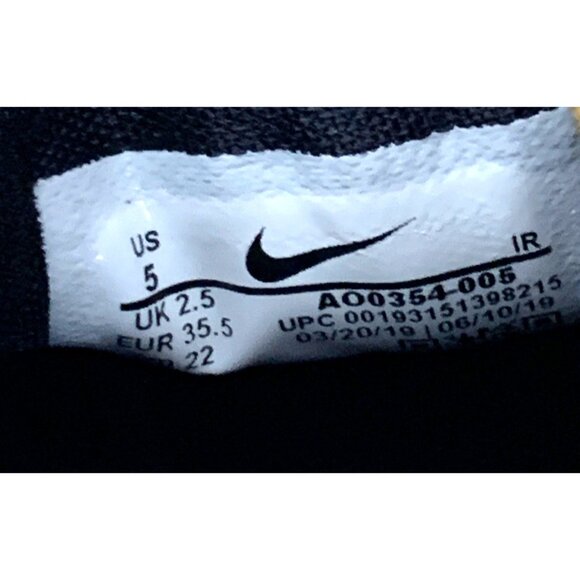 Nike Zoom 2K Sneakers Black/Gold US Size 5 women A00354-005 Running 7989 - Picture 5 of 12